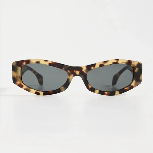 Versace OVE4487 Sunglasses In Brown/Yellow Havana Versace VE4487 Sunglasses 777/87 Brown Yellow Havana - eye  main image 4